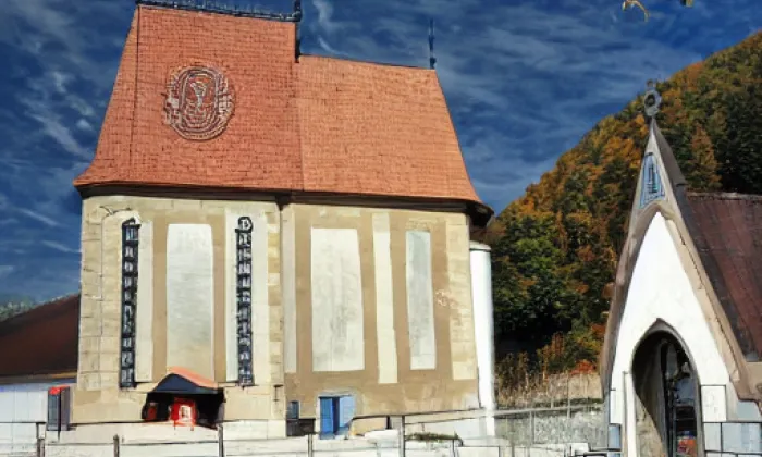 Kostel svatého Jiljí v Milevsku – autumn