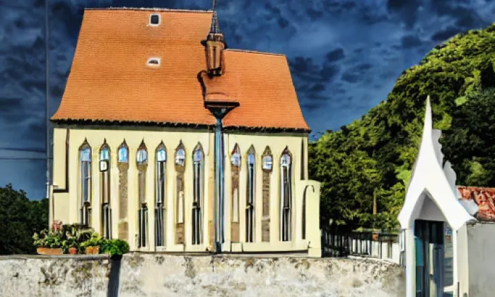 Kostel svatého Jiljí v Milevsku – summer