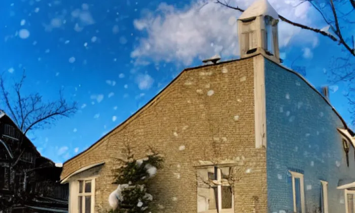 Kostel svatého Jindřicha a svaté Kunhuty na Novém Městě v Praze – winter