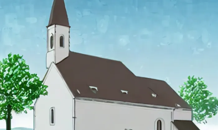 Kostel svatého Jošta (Cheb) – noc