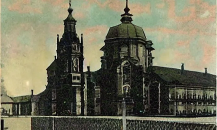 Kostel svatého Josefa (Petrovice) – noc
