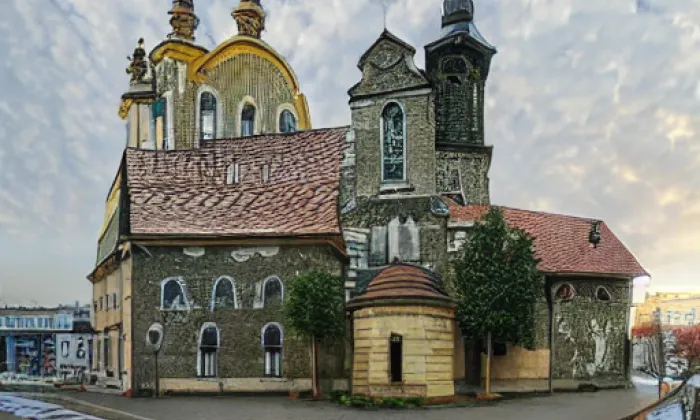 kostel svatého Klimenta (Dobřenice) – summer
