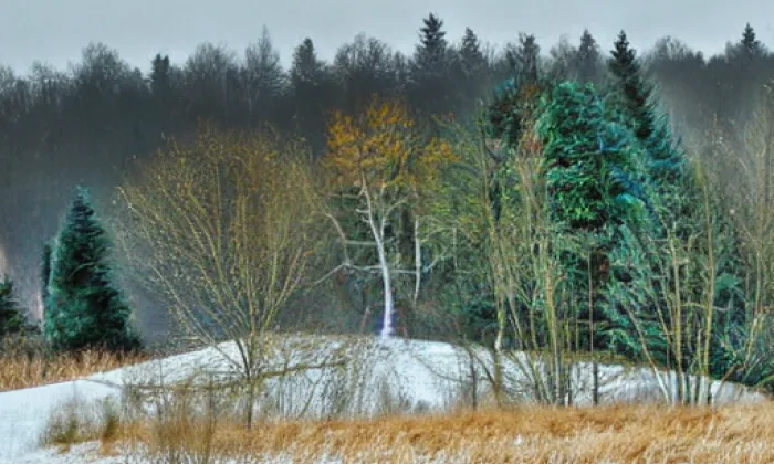 Kostel svatého Klimenta (Lipůvka) – winter