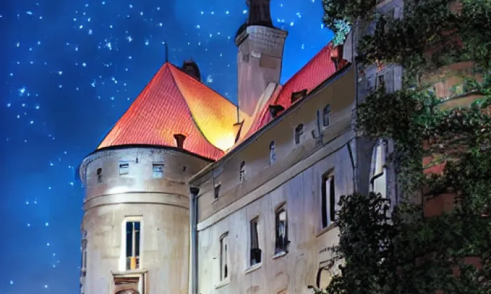 Kostel svatého Klimenta (Mirovice) – noc