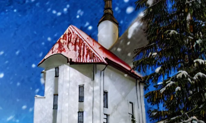 Kostel svatého Klimenta (Mirovice) – winter