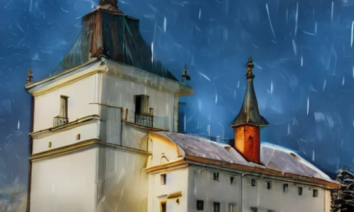 kostel svatého Leonarda – winter