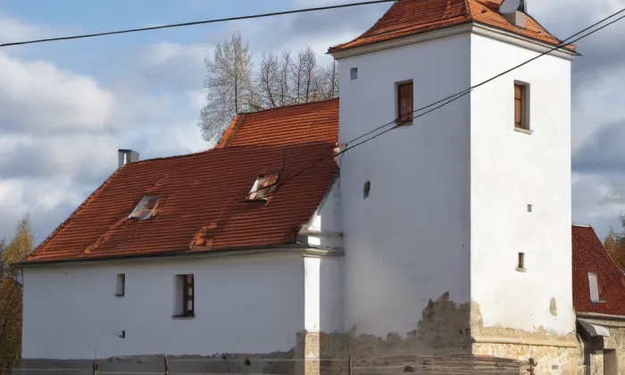 kostel svatého Leopolda (Rokytná) – autumn