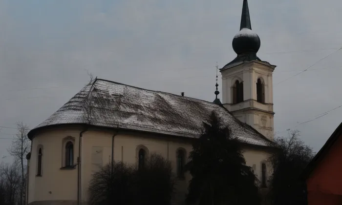 Kostel svatého Linharta (Dolní Studénky) – winter