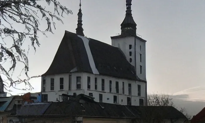 Kostel svatého Linharta (Horní Studénky) – autumn