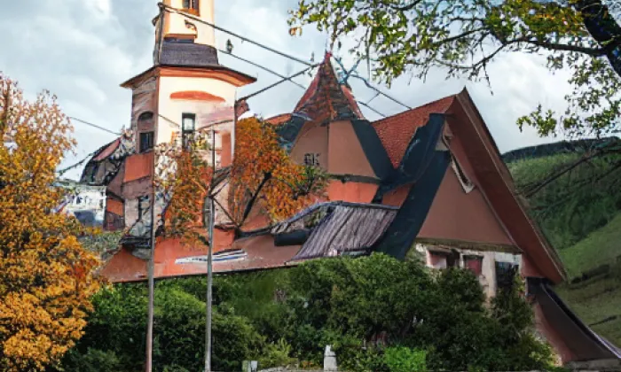 Kostel svatého Lukáše (Karlovy Vary) – autumn