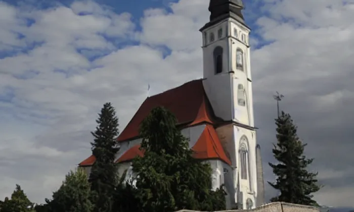 kostel svatého Marka (Markovice) – akvarel