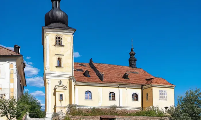 kostel svatého Martina (Blansko) – noc