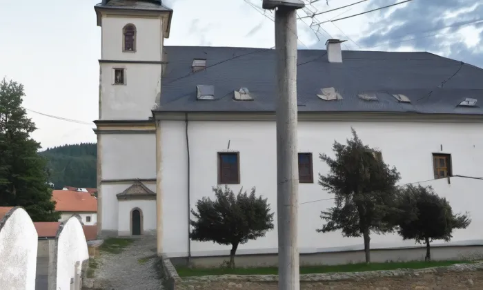Kostel svatého Martina (Bohušov) – noc