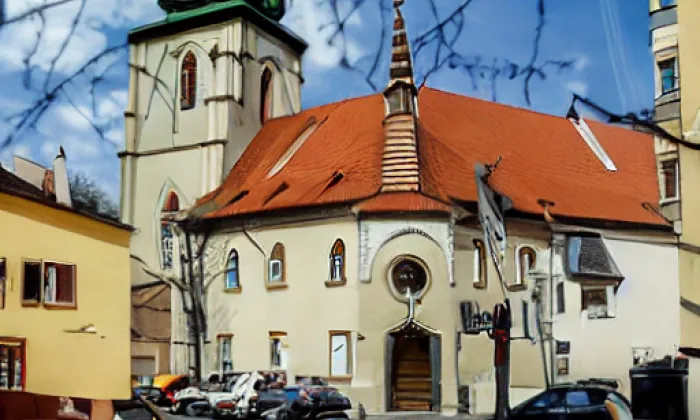 kostel svatého Martina (Frenštát pod Radhoštěm) – autumn
