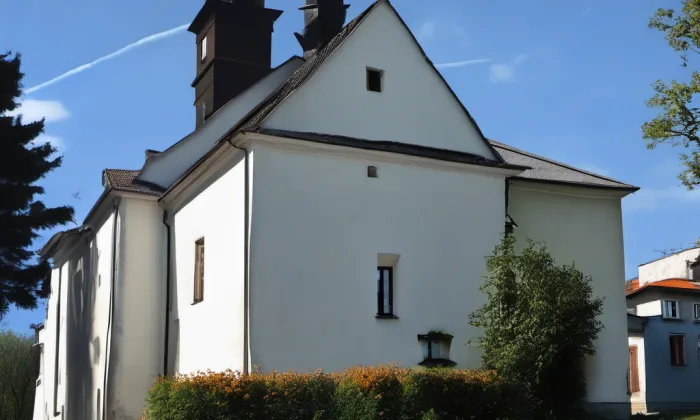 kostel svatého Martina (Horní Bory) – autumn