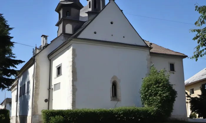 kostel svatého Martina (Horní Bory) – noc