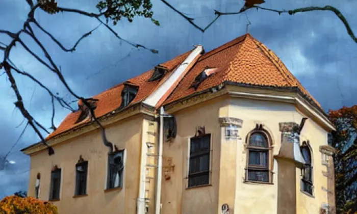 kostel svatého Martina (Lipová) – autumn