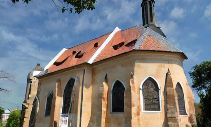 kostel svatého Martina (Lipová) – noc