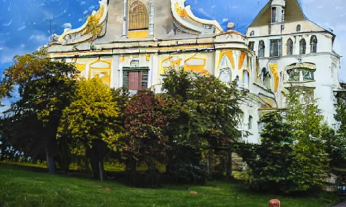 Kostel svatého Martina v Cerhovicích – autumn