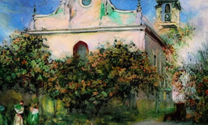 Kostel svatého Martina v Cerhovicích – spring