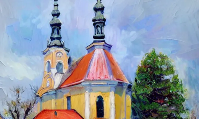 Kostel svatého Martina v Kozlech – spring