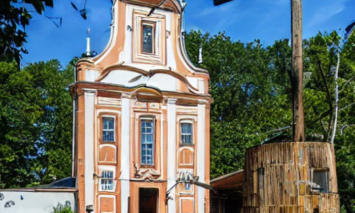 Kostel svatého Martina v Nejdku – autumn