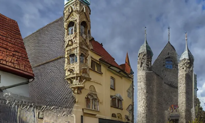 Kostel svatého Martina ve Chválenicích – noc