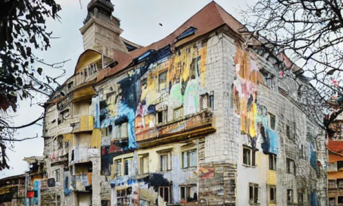 Kostel svatého Matouše (Křešice) – akvarel