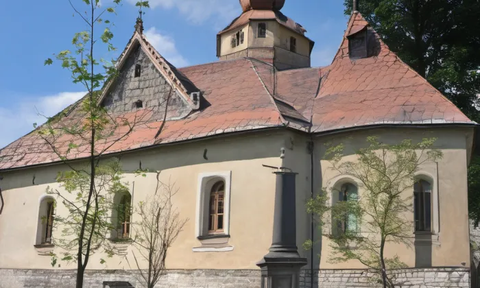 Kostel svatého Michaela (Černý Důl) – noc