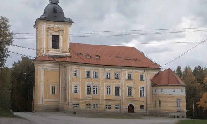 Kostel svatého Michaela (Bohdanovice) – autumn