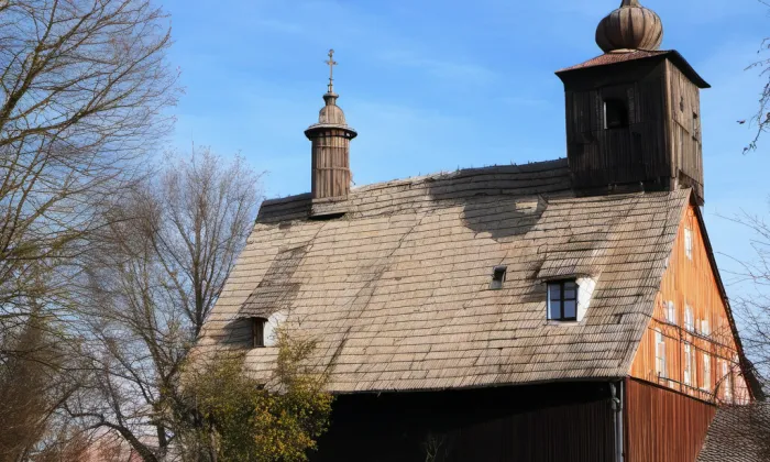 Kostel svatého Michaela archanděla (Řepiště) – autumn