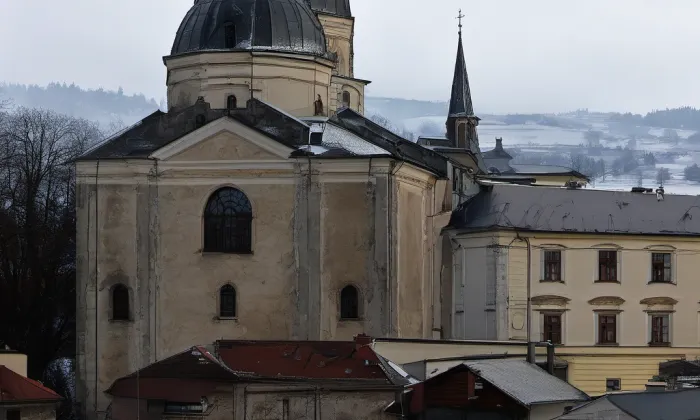 kostel svatého Michala (Olomouc) – winter