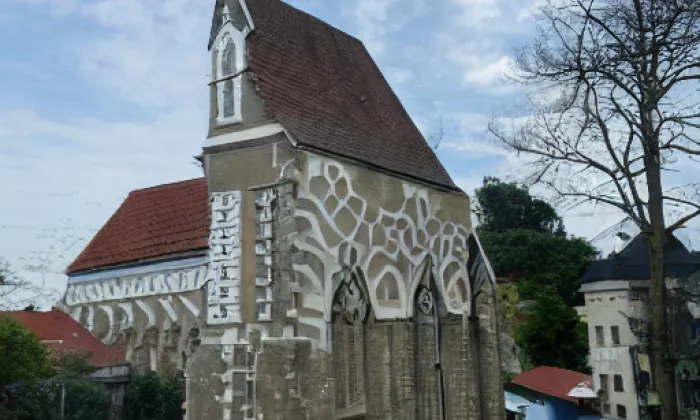 Kostel svatého Mikuláše (Lískovice) – noc