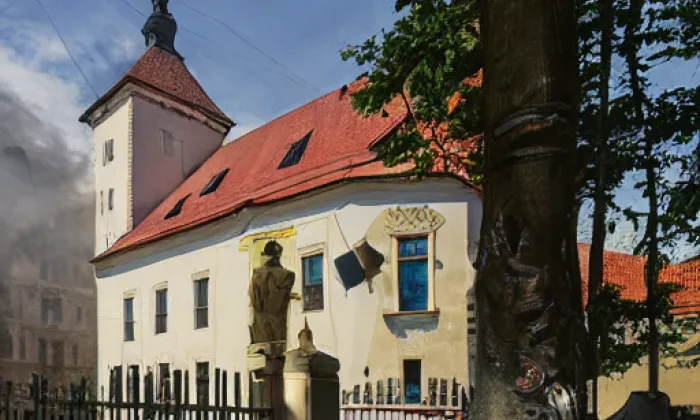 Kostel svatého Mikuláše (Měcholupy) – summer