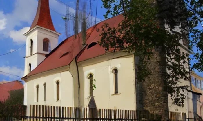 Kostel svatého Mikuláše (Měcholupy) – winter