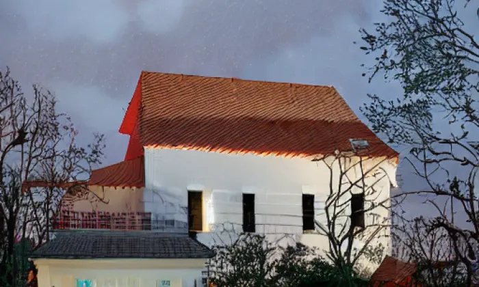 Kostel svatého Mikuláše (Nedvědice) – noc