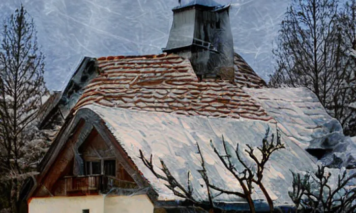 Kostel svatého Mikuláše (Nedvědice) – winter