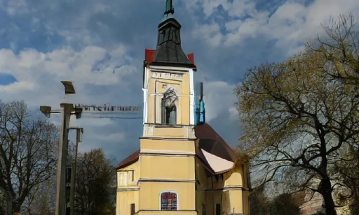 kostel svatého Mikuláše (Ostrov) – summer