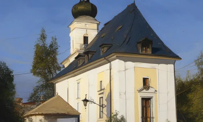 kostel svatého Mikuláše (Poruba) – summer