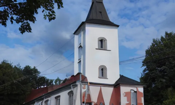 Kostel svatého Mikuláše (Všebořice) – akvarel