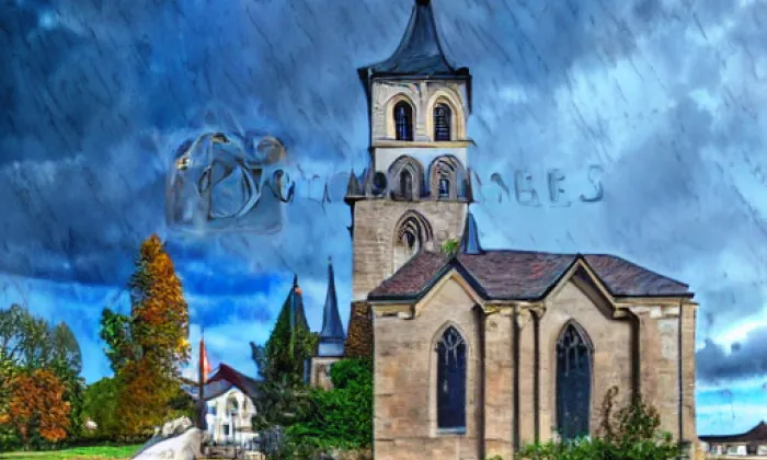 kostel svatého Mikuláše a svaté Alžběty v Chebu – autumn