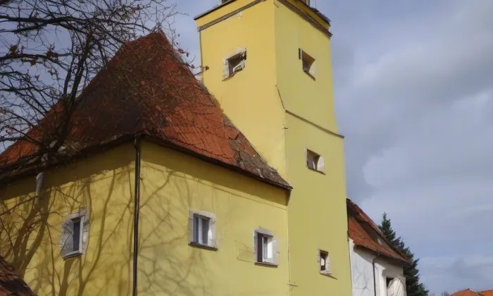 kostel svatého Ondřeje (Roubanina) – autumn