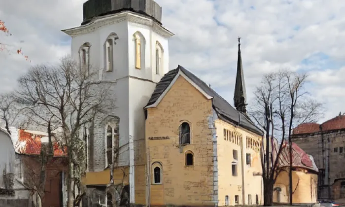 Kostel svatého Ondřeje (Třebechovice pod Orebem) – winter