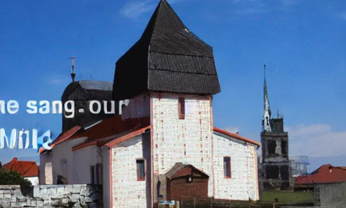 kostel svatého Ondřeje na Sionu – winter