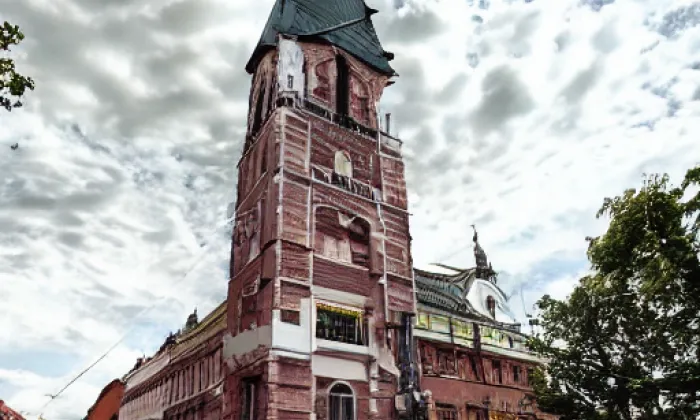kostel svatého Pavla v Ústí nad Labem – autumn