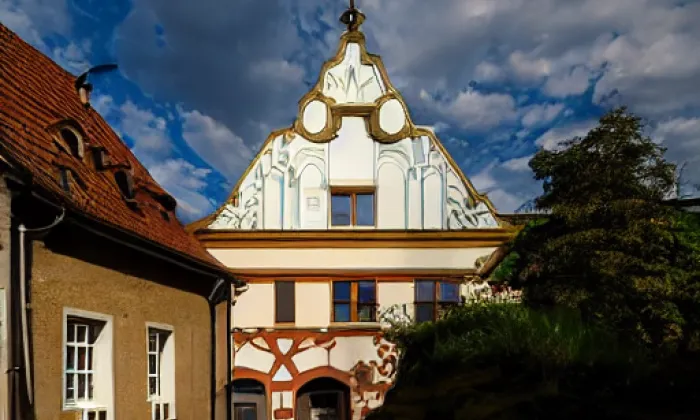 kostel svatého Petra (Brandýs nad Labem) – autumn
