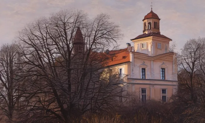 Kostel svatého Petra a Pavla (Želkovice) – summer