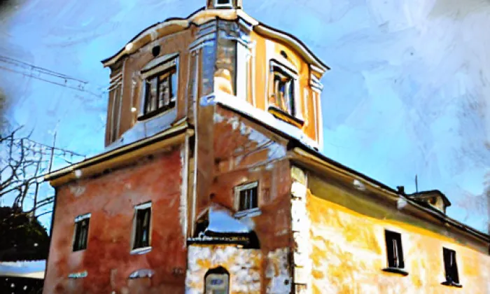 Kostel svatého Petra a Pavla (Liteň) – winter