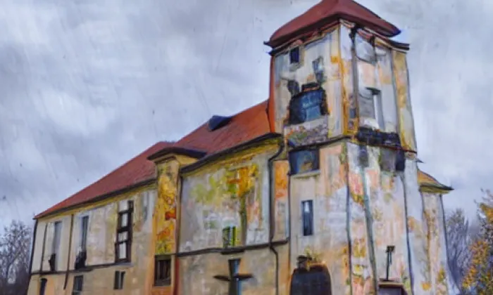 kostel svatého Petra a Pavla (Miroslav) – autumn