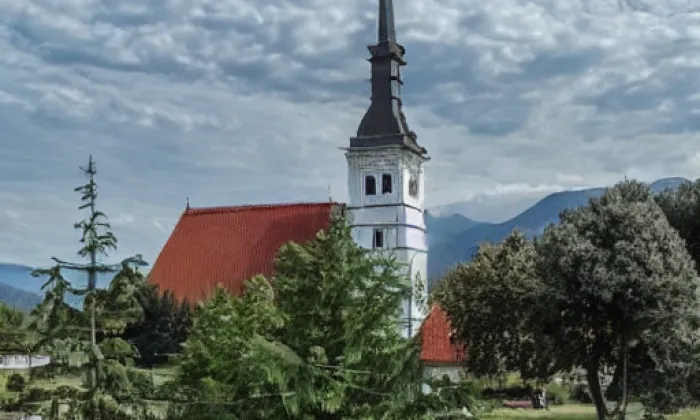 Kostel svatého Petra a Pavla (Podbořany) – winter